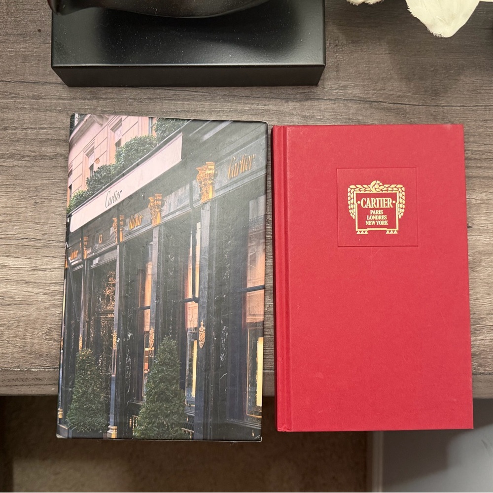 Cartier Red and Storefront Design Books